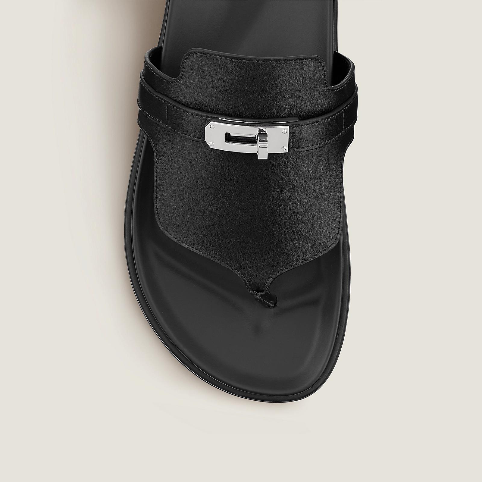 Dép Hermes Empire Sandal Nữ Đen